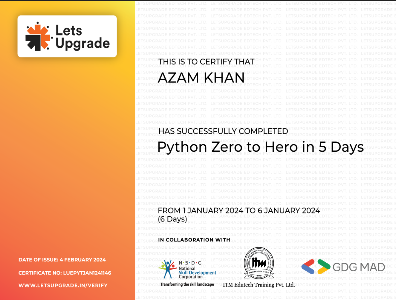 Python Certification